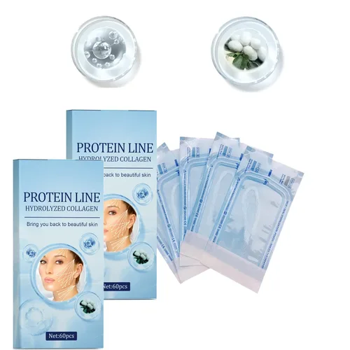 Miniatura 8 de Hilos de proteína soluble coreana, hilos de proteína para el cuidado facial en el hogar, hilo de colágeno soluble para rutina de cuidado de la piel