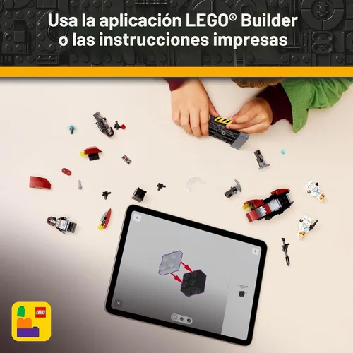 Miniatura 6 de LEGO Star Wars Siege of Mandalore Battle Pack - Juguete de construcción para niños y niñas, juego de simulación Mandalorian con 4 minifiguras