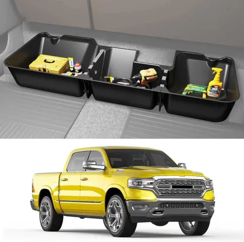 Miniatura 9 de KINGGERI Cajas de almacenamiento para debajo del asiento compatibles con Ford F-150 F150 SuperCrew Cab 2015-2026, Ford F-250 F-350 F-450 F-550 Super