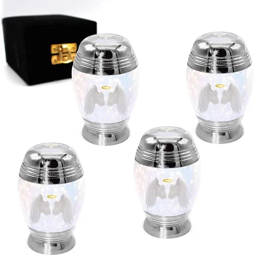 Miniatura 30 de Aurora Borealis Urna de cremación para cenizas para adultos, hombres y mujeres, Urnas de cremación personalizadas para cenizas humanas, urnas