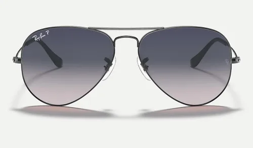 Miniatura 7 de Ray-Ban RB3025 - Lentes de sol de aviador de metal para hombre y mujer + paquete con kit de cuidado de gafas iWear de diseñador