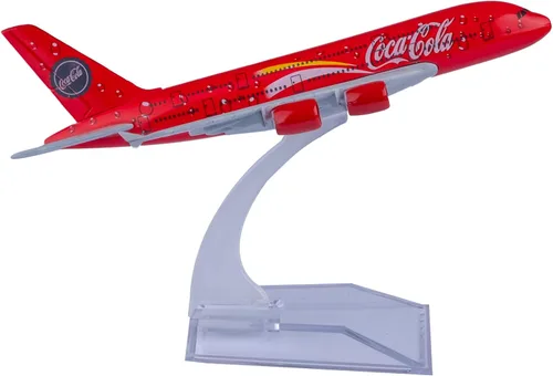 Modelo Plane 1:400 Modelo Airbus 380 Avión Metal Plane Die-Cast Aleación Aviones para Regalo y Colección S-coca