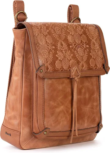 Miniatura 2 de The Sak Mochila Ventura en piel, correa convertible ajustable, estampado floral de tabaco