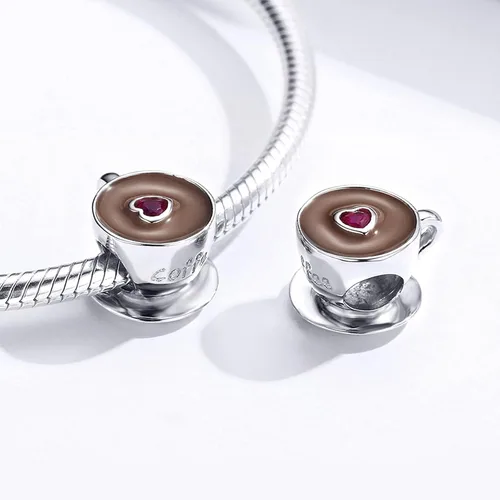 Miniatura 106 de Abalorios de plata de ley para pulseras, collares, familia para siempre, circonita cúbica, regalo de joyería para mujeres