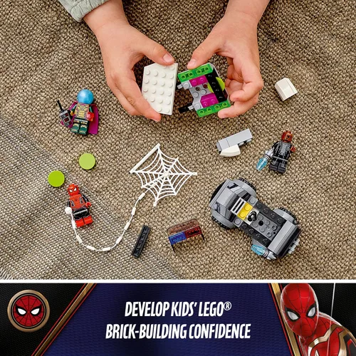 Miniatura 3 de LEGO Marvel Spider-Man vs. Mysterio's Drone Attack 76184 Kit de construcción (73 piezas)