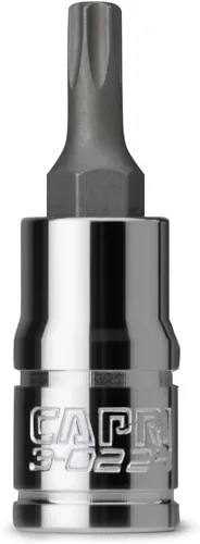 Miniatura 15 de Capri Tools T6 Star Bit Socket, unidad de 1/4 pulgadas