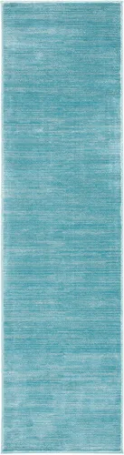 Miniatura 3 de SAFAVIEH Vision Collection Alfombra Runner - 2'2" x 10', Aguamarina, Diseño Moderno Ombré, No Desprende Pelusa y Fácil de Limpiar, Ideal
