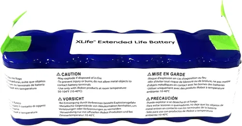 Batería Ni-MH para piezas XLife Extended Life para iRobot Roomba R3 500 600 700 800 900 Series 530 535 550 560 570 580 595 620 630 660 650 770 780