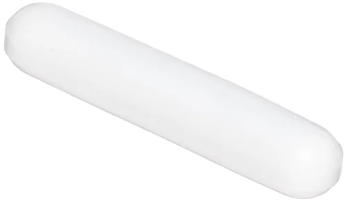 Miniatura 3 de SP Bel-Art Spinbar - Barras de teflón desechables de polígono magnético, 0.500 x 0.126 in, color blanco (paquete de 100) (F37112-0012) Fabricado