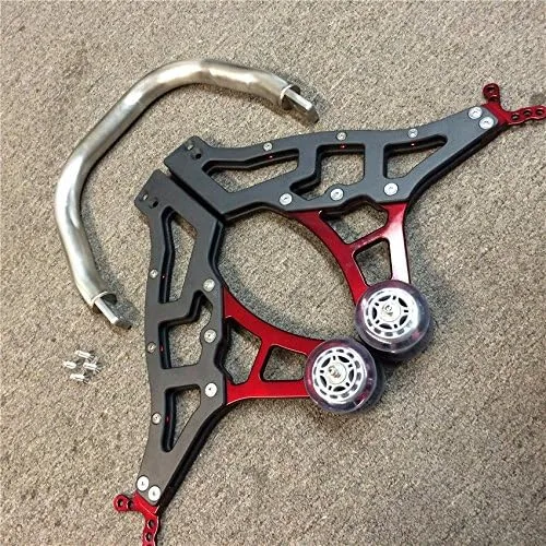 Miniatura 2 de XKMT-Universal Racing Sport Rear Combo Wheel Lift Stands Paddock Stands Rojo [B01442B0BM]