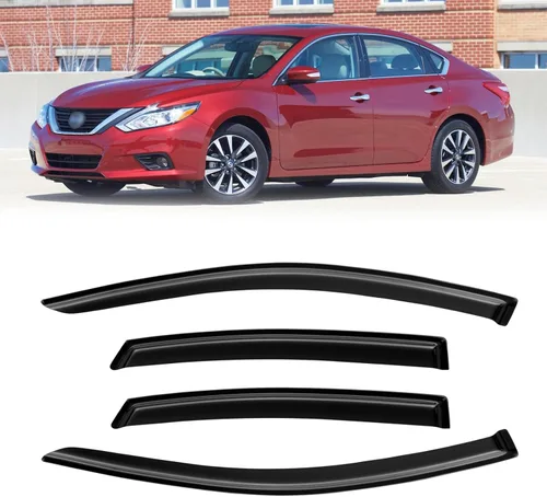 Miniatura 67 de Visera de ventana para Honda Civic 2022-2025, protectores de lluvia de canal exterior, escudos, deflector de ventilación, sombra, viento, humo