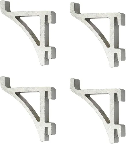 Miniatura 7 de 4 unids congelador estante clip aluminio refrigerador refrigerador refrigerador estante soporte suministros para el hogar
