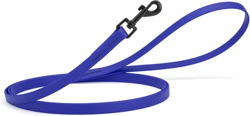 Miniatura 73 de Dogline Biothane - Correa impermeable para perro, correa de nailon tejido con revestimiento fuerte, con herrajes negros, a prueba de olores, fácil