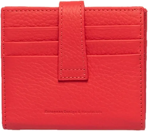 Miniatura 83 de Grande -3803 Cartera unisex, Azul (Iced Blue), Cartera delgada de cuero con cierre a presión pequeño