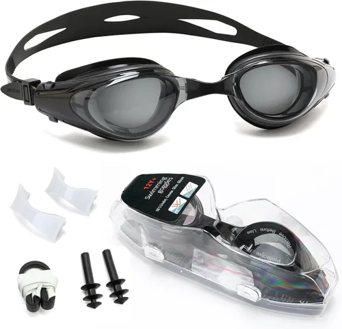 Miniatura 9 de iGym Gafas de natación de corta vista, gafas de natación ópticas para miope, antivaho con protección UV, hebilla ajustable para mujeres y hombres