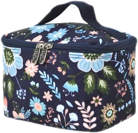 Miniatura 73 de NGIL Bolsa de cosméticos de viaje, bolsa organizadora de maquillaje para mujeres y niñas, Azul Rey Diamantina, Casual