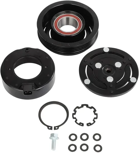 Miniatura 18 de cciyu Embrague del compresor de aire acondicionado 1993-1997 para Ford E-350 Econoline 7.3L 1993-1997 para Ford E-350 Econoline Club Wagon 7.3L
