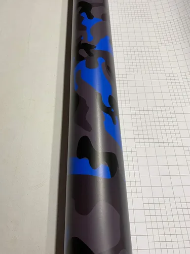 Miniatura 3 de Lámina de vinilo de camuflaje azul negro y gris para automóvil + cortador y escobilla de goma gratis (excepto el tamaño de muestra)