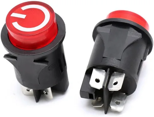 Miniatura 11 de 3 piezas Interruptor de engranajes de 31x25mm de 6 pines 6V/12V Interruptor de palanca de avance, parada, marcha atrás para juguetes eléctricos
