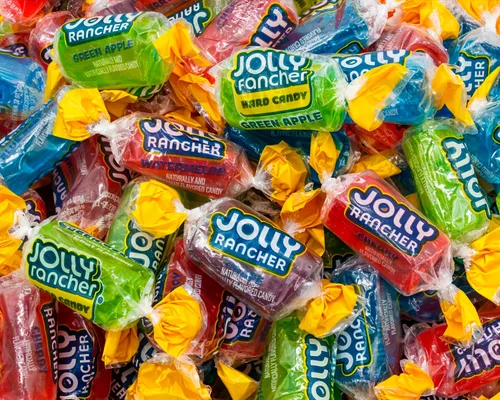 Miniatura 13 de Donty-Tonty - Caramelo duro sabor uva original 2 libras - Bolsa de exhibición de torsión surtida a granel, envuelto individualmente (148 piezas)