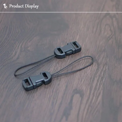 Miniatura 5 de VKO Conector de liberación rápida de correa de cámara de 0.591 in, Negro