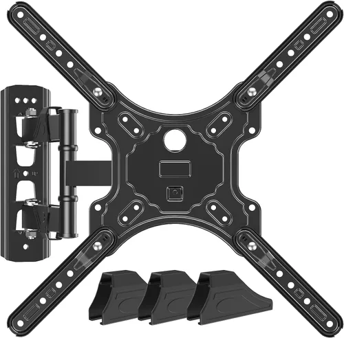 Miniatura 10 de MOUNTUP Soporte de pared para TV de movimiento completo para televisores de 26 a 55 pulgadas, soporte de pared de esquina con brazo articulado único