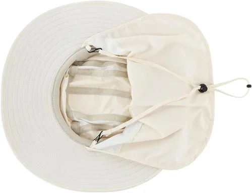 Miniatura 3 de Home Prefer - Gorra de protección solar SPF 50+ para hombre con ala ancha y solapa para el cuello