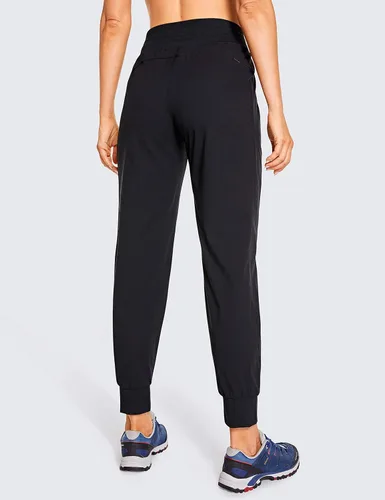 Miniatura 2 de CRZ YOGA Pantalones deportivos ligeros de cintura alta para mujer de 275 pulgadas pantalones casuales de senderismo para viajes y entrenamiento al