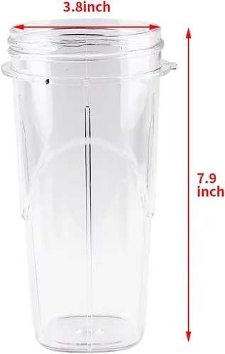 Miniatura 4 de Piezas de repuesto de 24 onzas con cuchilla y tapa de base inferior, junta, compatible con licuadoras Oster Pro 1200