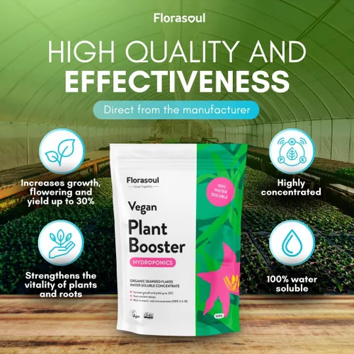 Miniatura 2 de Florasoul® Fertilizante orgánico de algas marinas en polvo, nutrientes hidropónicos inodoros (1.1 libras por 100 galones), solución súper Hydro