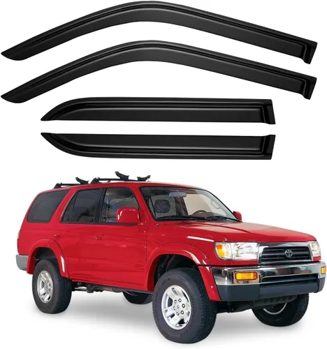 Miniatura 34 de YQAUTEC Viseras de Ventana Protectores de Lluvia para Honda Civic 2022 2023 2024 2025 2026, Deflectores de Viento de Ventilación de Ventana Fuera