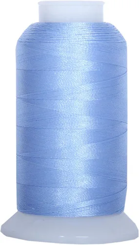 Miniatura 24 de Carretes de hilo de poliéster, 1000 m – 160 colores – Peso del hilo: 40 40wt trilobal polyester embroidery thread with bright sheen. Works with