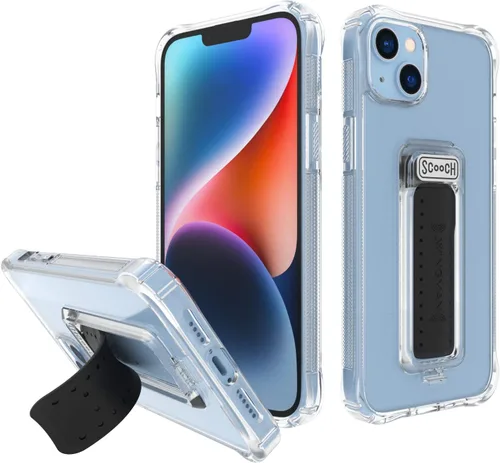 Miniatura 55 de Scooch® para iPhone 15 Pro Max Funda con Soporte, Funda Kickstand Wingman 5-en-1, Protección contra Caídas de Grado Militar, Kickstand Desplegable