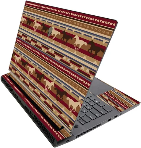 Miniatura 448 de MightySkins - Skin brillante con purpurina para Alienware M17 R3 (2020) y M17 R4 (2021) - Diversión de los años 90 Acabado duradero con purpurina