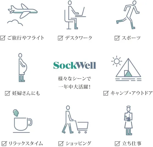 Miniatura 5 de Sockwell Sportster - Calcetines de compresión graduados moderados para hombre