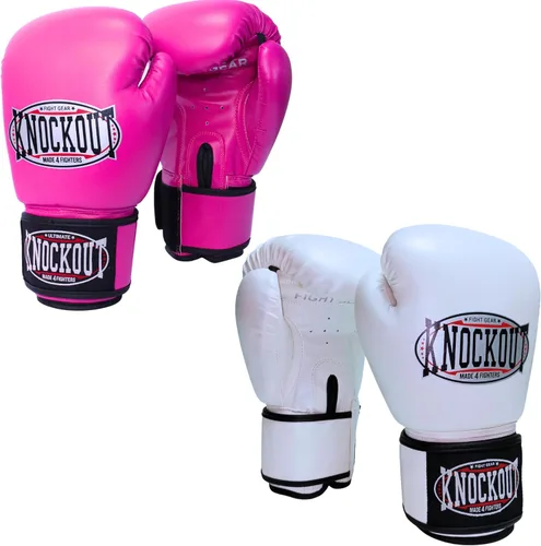 Miniatura 6 de Juego de 2 pares de guantes de boxeo para adultos con sensación premium para entrenamiento de gimnasio en casa y competición, lo mejor