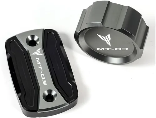 Miniatura 5 de Para Y&AMAHA MT03 MT-03 2015-2020 2021 2022 2023 Accesorios de motocicleta Tapas de depósito de líquido de freno maestro Tapa de llenado de aceite