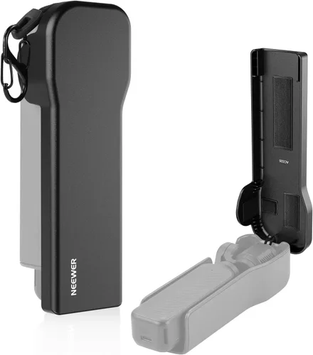 NEEWER Funda protectora Pocket 3 con mosquetón, resistente a prueba de golpes, funda rígida de viaje, compatible con DJI Osmo Pocket 3 Gimbal Screen