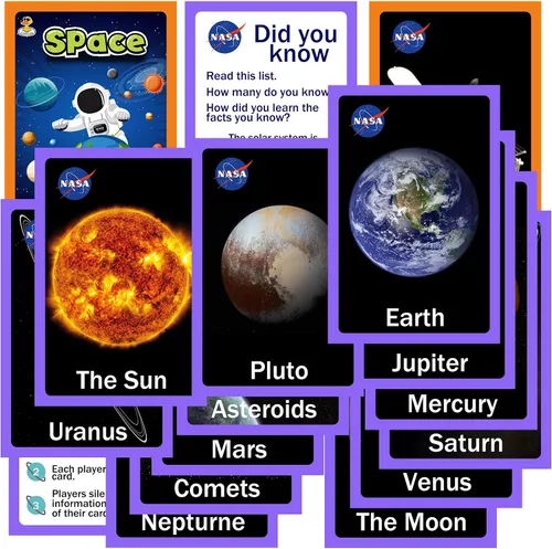 Miniatura 7 de Juguetes de planetas del sistema solar para niños, juguetes sensoriales educativos STEM para niños autistas, no tóxicos, bola de limo de astronauta