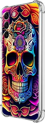 Miniatura 25 de Funda para Galaxy S23, diseño de mariposas azules, rosas, protección contra caídas, a prueba de golpes, de cuerpo completo, resistente a