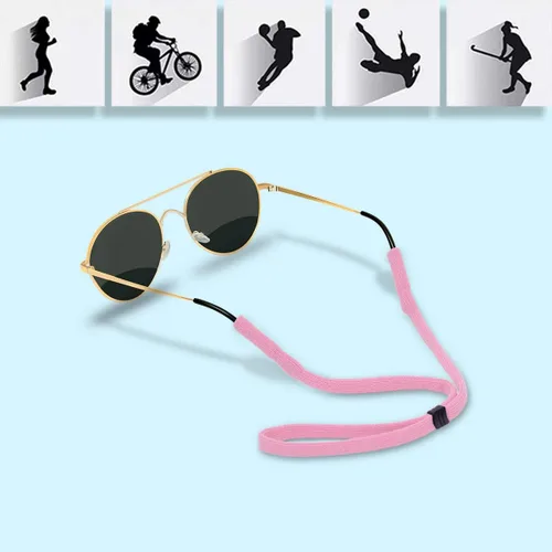 Miniatura 5 de Correa de gafas (2 piezas) Correa de gafas deportivas Retenedor ajustable de gafas de sol para hombres mujeres