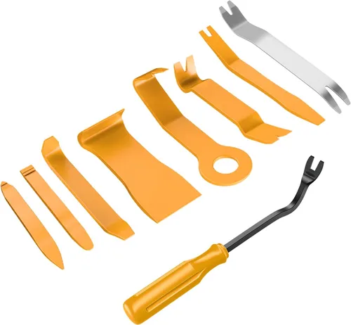 Miniatura 22 de GOOACC Kit de herramientas de eliminación de molduras automáticas de 9 piezas, kit de herramientas antiarañazos para el audio del automóvil, kit