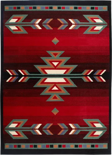 Miniatura 15 de Home Dynamix Premium Sagrada Southwestern - Alfombra de área geométrica beige/verde, 5'2"x7'4