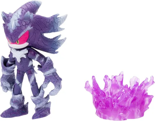 Miniatura 4 de Sonic the Hedgehog Figura de acción de Mephiles the Dark de 4 pulgadas con accesorio de base de niebla morada. A partir de 3 años