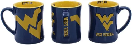 Miniatura 10 de RFSJ Nebraska Cornhuskers - Taza de cerámica en relieve (3D) de 16 onzas, color rojo
