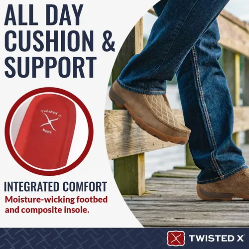 Miniatura 4 de Twisted X Botines Chukka Driving Moc para hombre