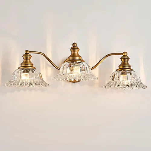 Miniatura 22 de XIEDUN Apliques de Pared Vintage Apliques de Pared de Latón 1 Luz Lámparas de Pared para Sala de Estar