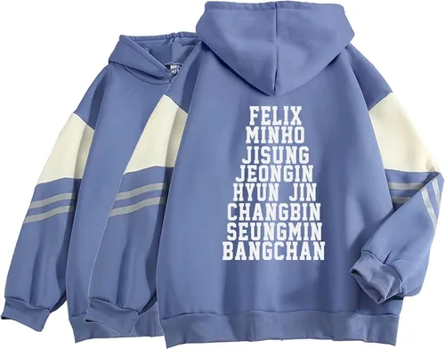 JUNG KOOK SKZ Hoodie Hyunjin, Felix, Changbin, Bangchan Sweatshirt Shirt Skz Merch for Women