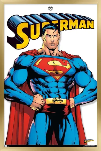 Miniatura 12 de DC Comics Superman Feature Series - Póster de pared, 34 pulgadas de largo x 22.4 pulgadas de ancho, versión premium sin marco