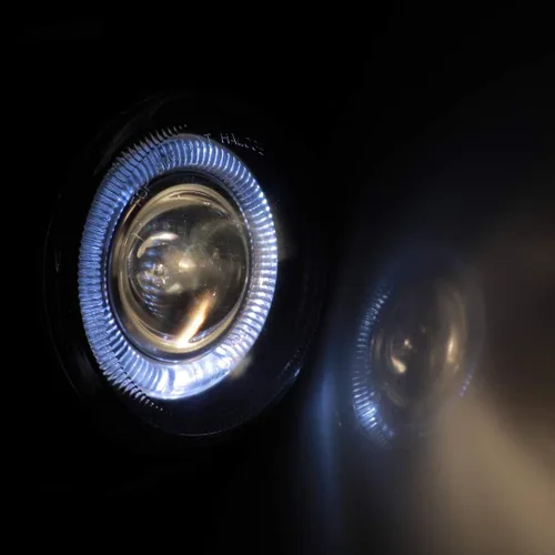 Miniatura 3 de Winjet OEM Fog Lights Fit For GMC [1999-2006 SIERRA 1500 C3/Denali] & [2007 SIERRA 1500 CLASSIC C3/Denali], Halo Ring Projector Fog Lamp For